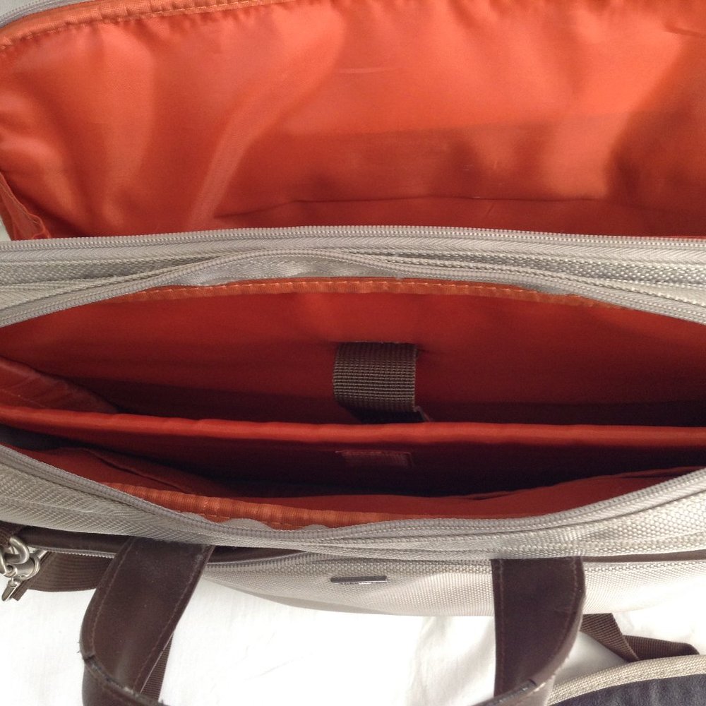 Canvas document bag -beige - Picture 4 of 11